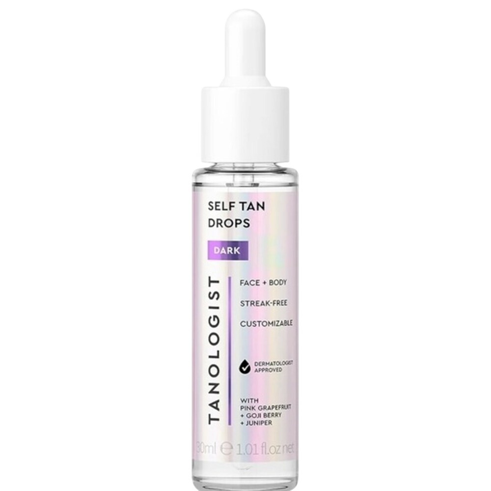 Tanologist Self Tan Drops Dark Face and‎ Body Customizable Glow 30ml 1.01 fl oz